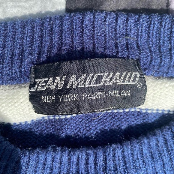 Vintage Jean Michaud Striped Sweater - Picture 4 of 4